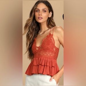 NWT Free People Adela Cami Winding Roads